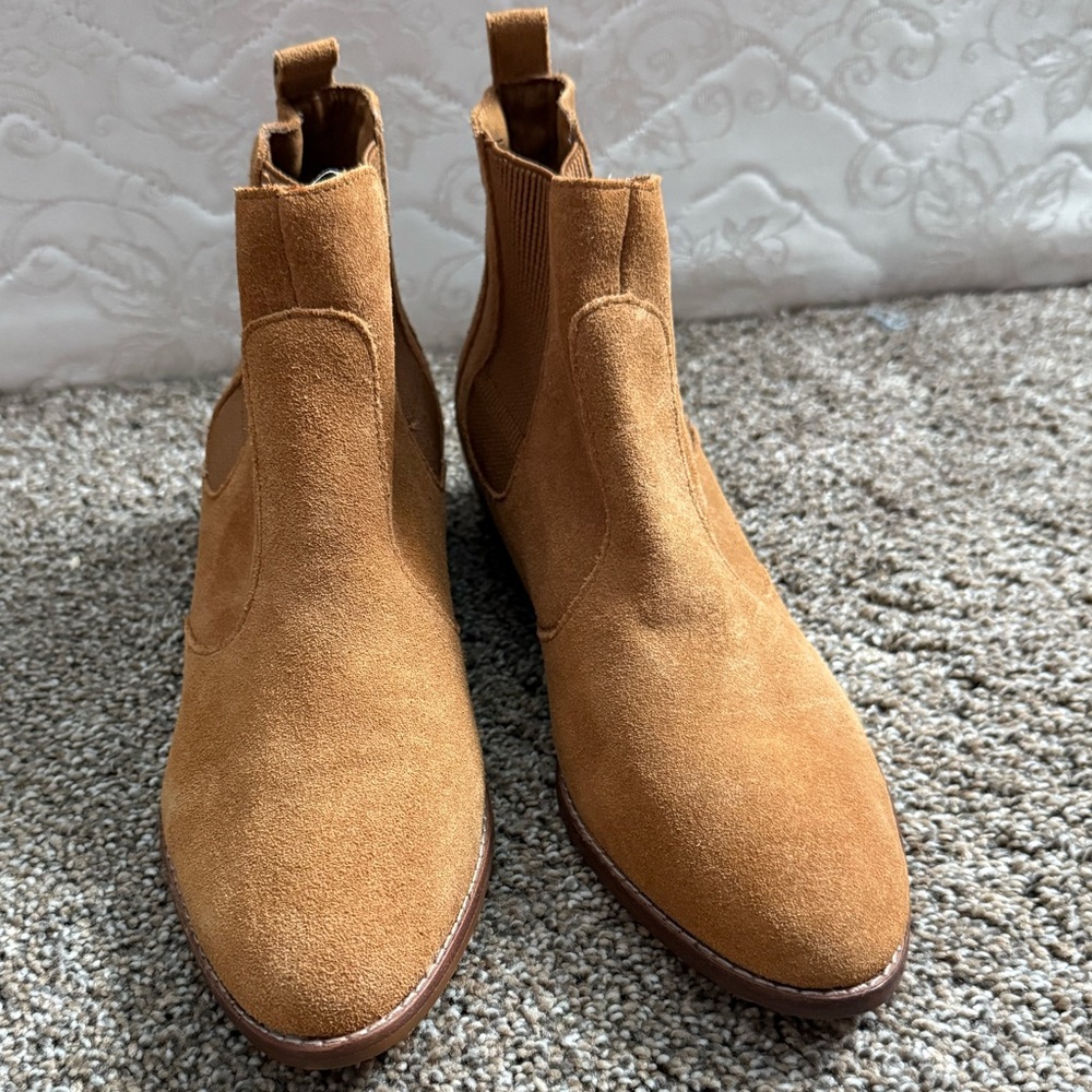 Suede Ankle Booties from GAP